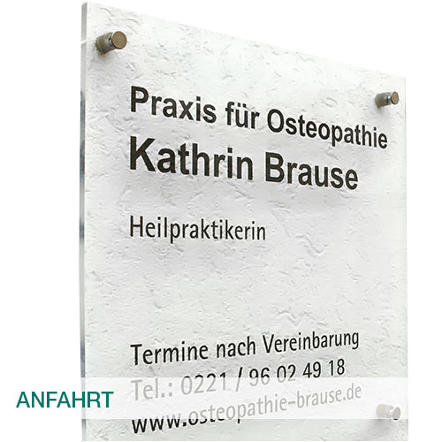 Anfahrt zur Praxis für Osteopathie in Köln